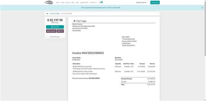 Are invoices gross receipts?
