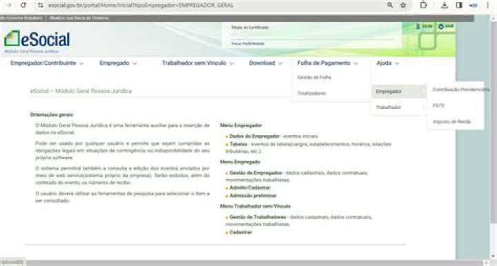 Como validar cargo no eSocial?