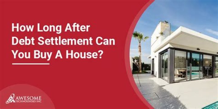 How can I buy a house after debt settlement?