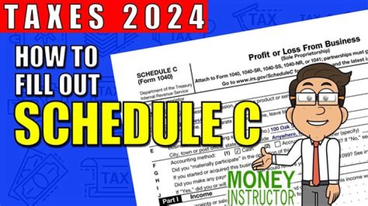 How do I fill out a Schedule C line by line?