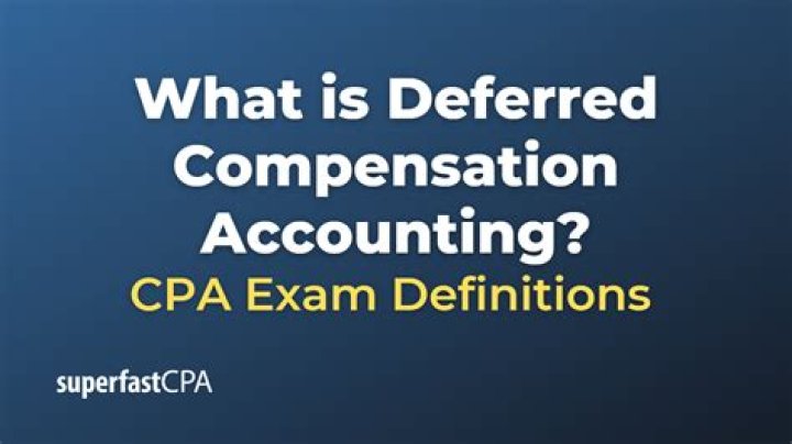 How is deferred compensation accounted for?