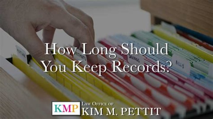 How long keep records and receipts?