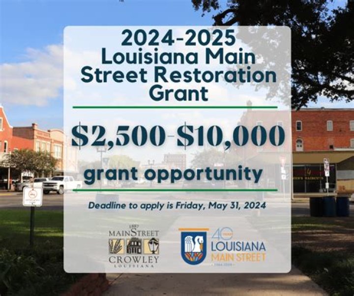 Is the Louisiana Main Street grant taxable?