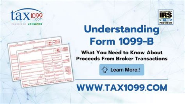 What is a 1099 B transaction?